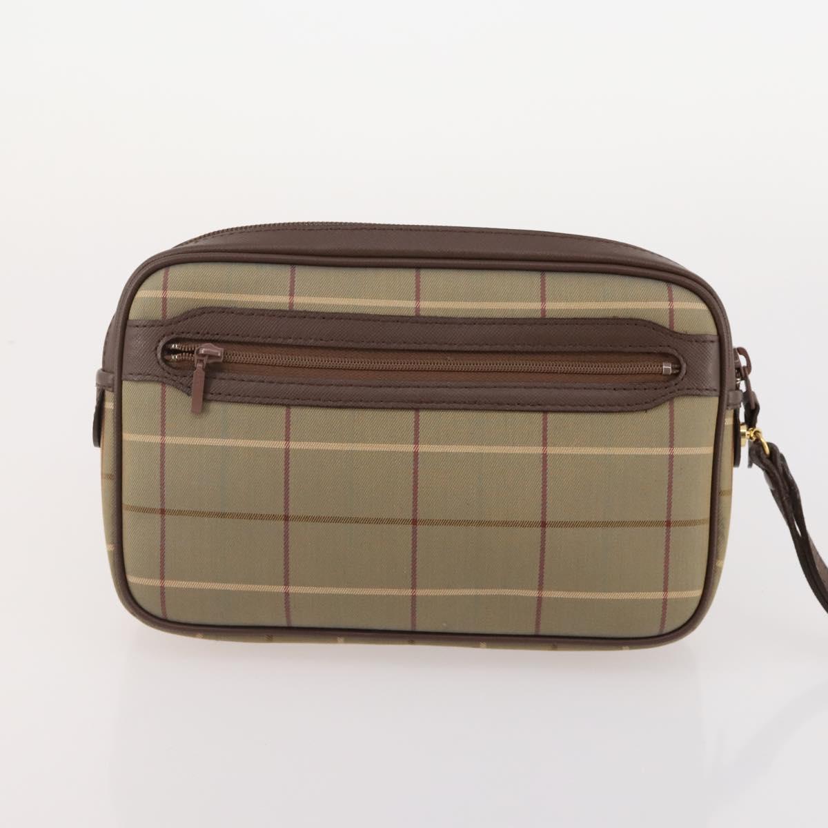 Burberrys Burberry Nova Check Bag Canvas 4 Set Brown Beige Navy Auth 180243
