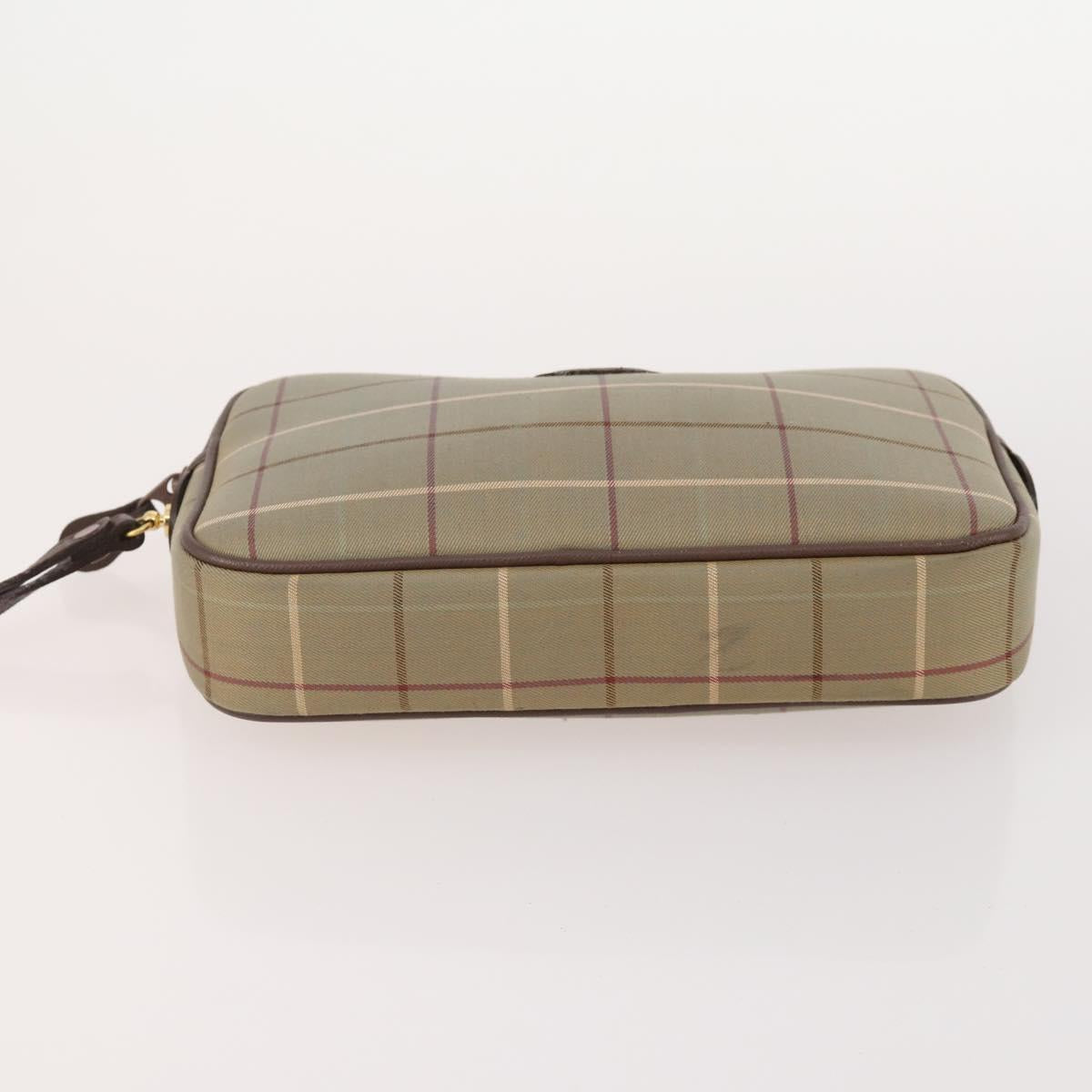 Burberrys Burberry Nova Check Bag Canvas 4 Set Brown Beige Navy Auth 180243
