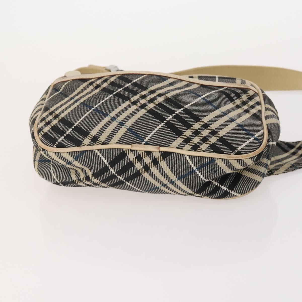 Burberrys Burberry Nova Check Bag Canvas 4 Set Brown Beige Navy Auth 180243