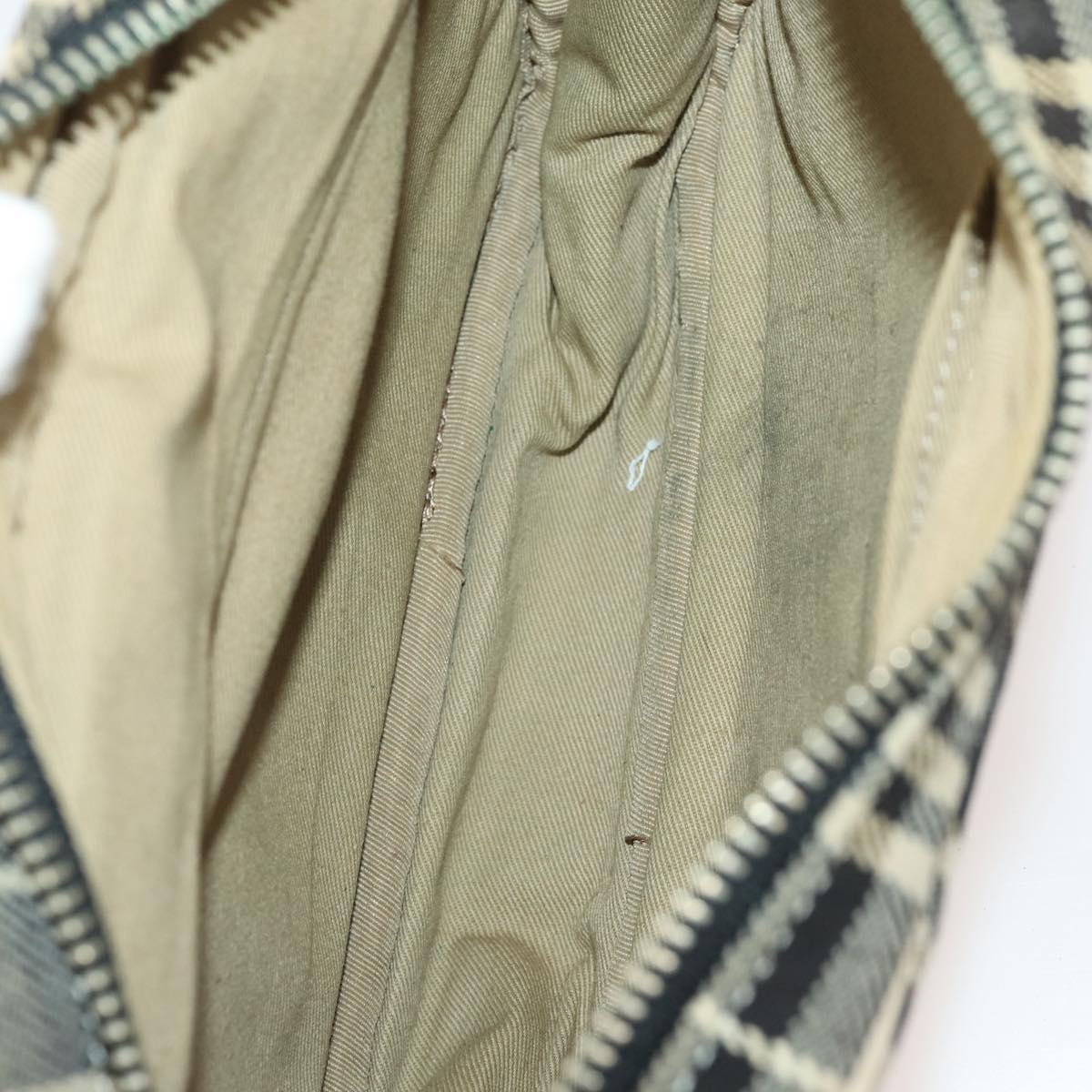 Burberrys Burberry Nova Check Bag Canvas 4 Set Brown Beige Navy Auth 180243