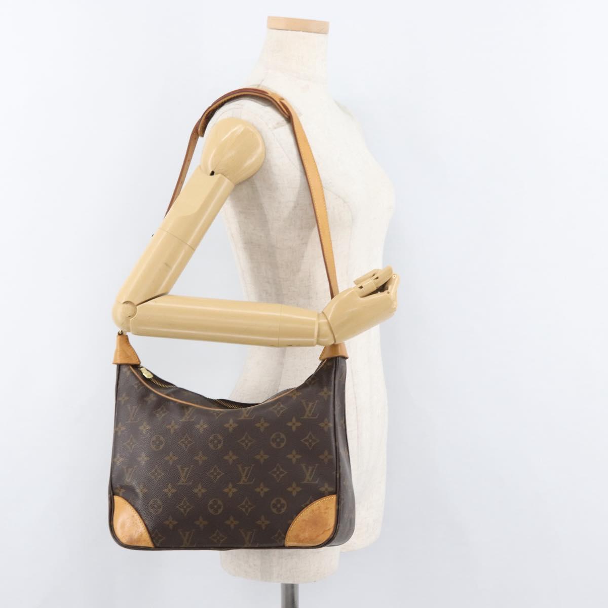 LOUIS VUITTON Monogram Boulogne 30 Shoulder Bag M51265 LV Auth 180270A