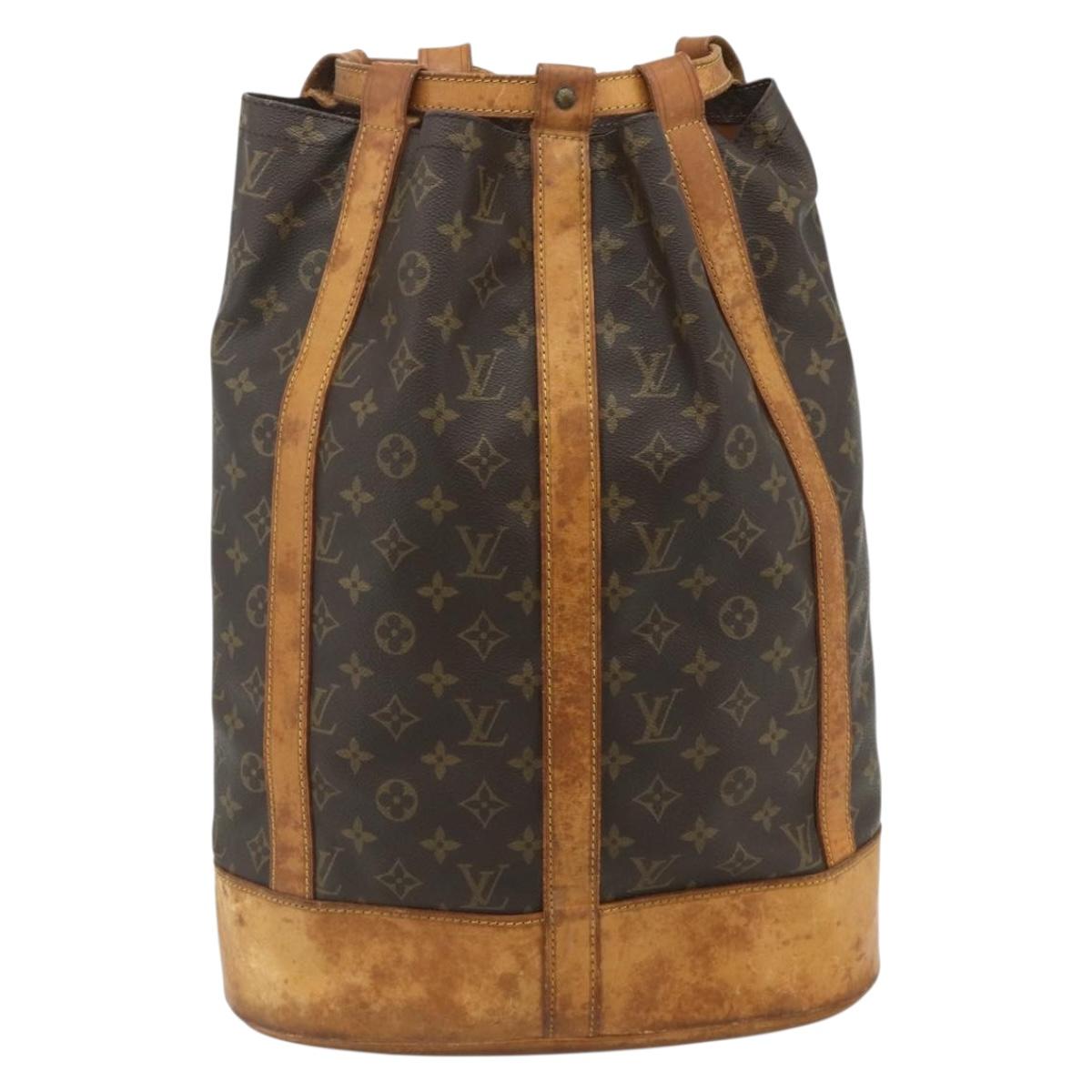LOUIS VUITTON Monogram Randonnee GM Shoulder Bag M42244 LV Auth 180289