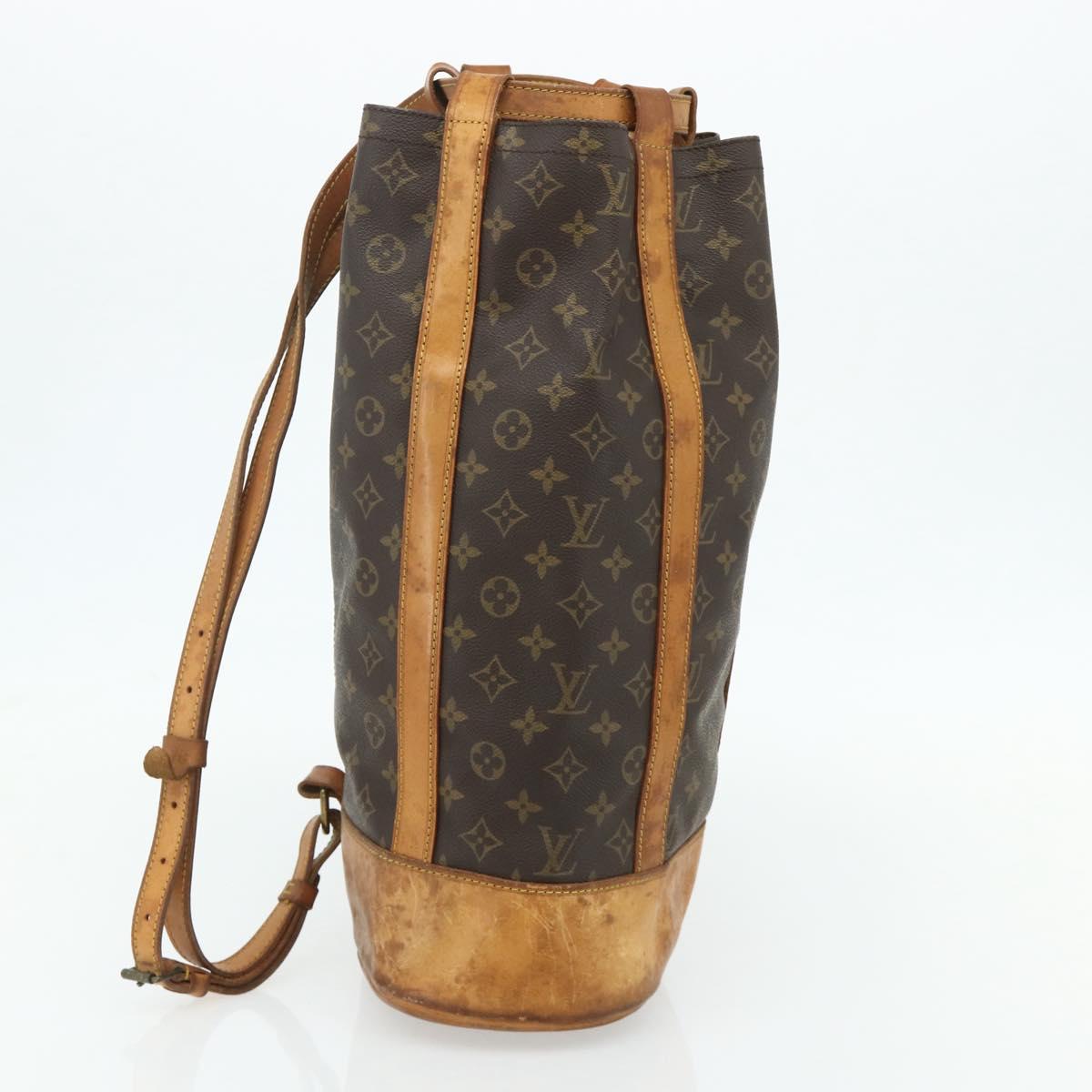 LOUIS VUITTON Monogram Randonnee GM Shoulder Bag M42244 LV Auth 180289