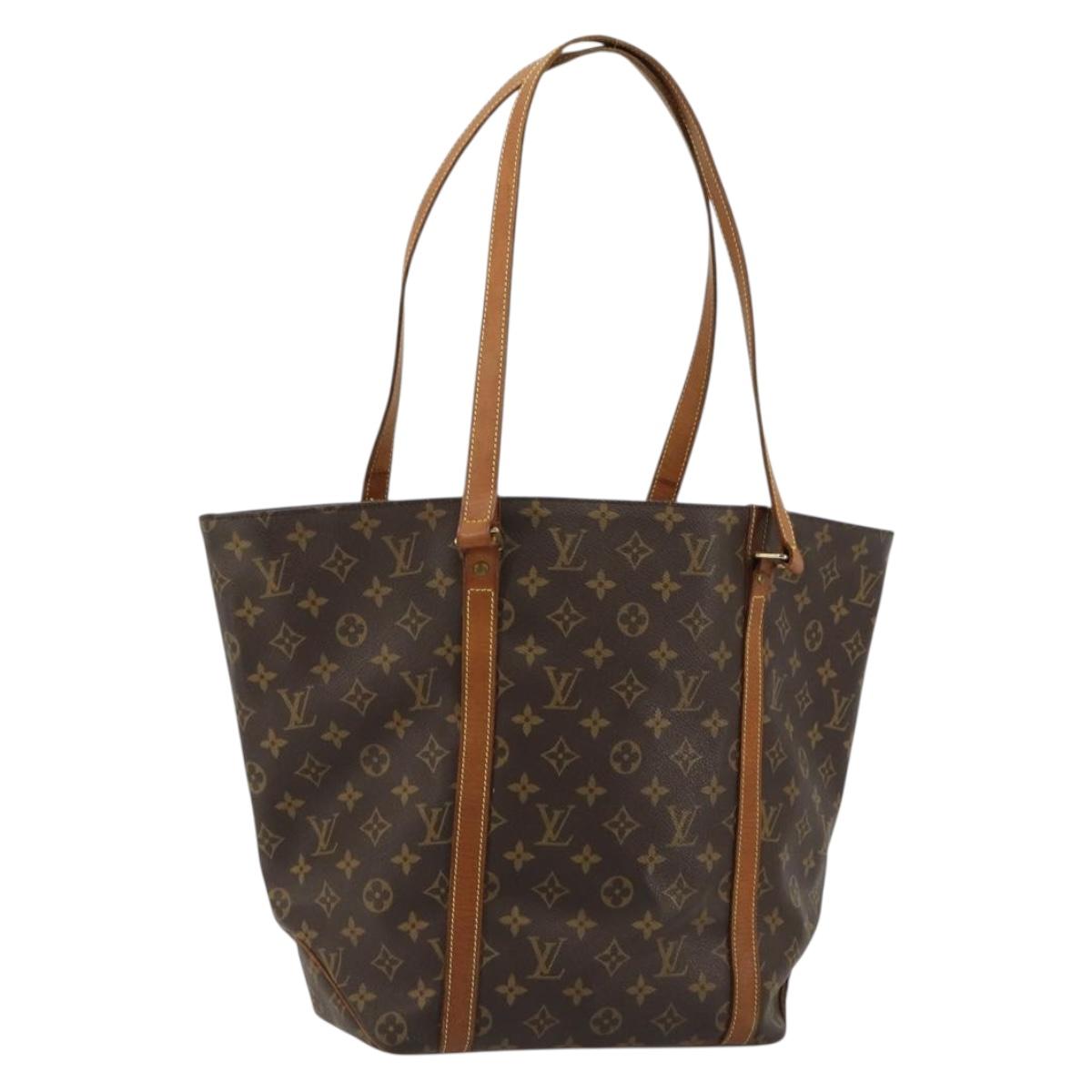 LOUIS VUITTON Monogram Sac Shopping Tote Bag M51108 LV Auth 180291A