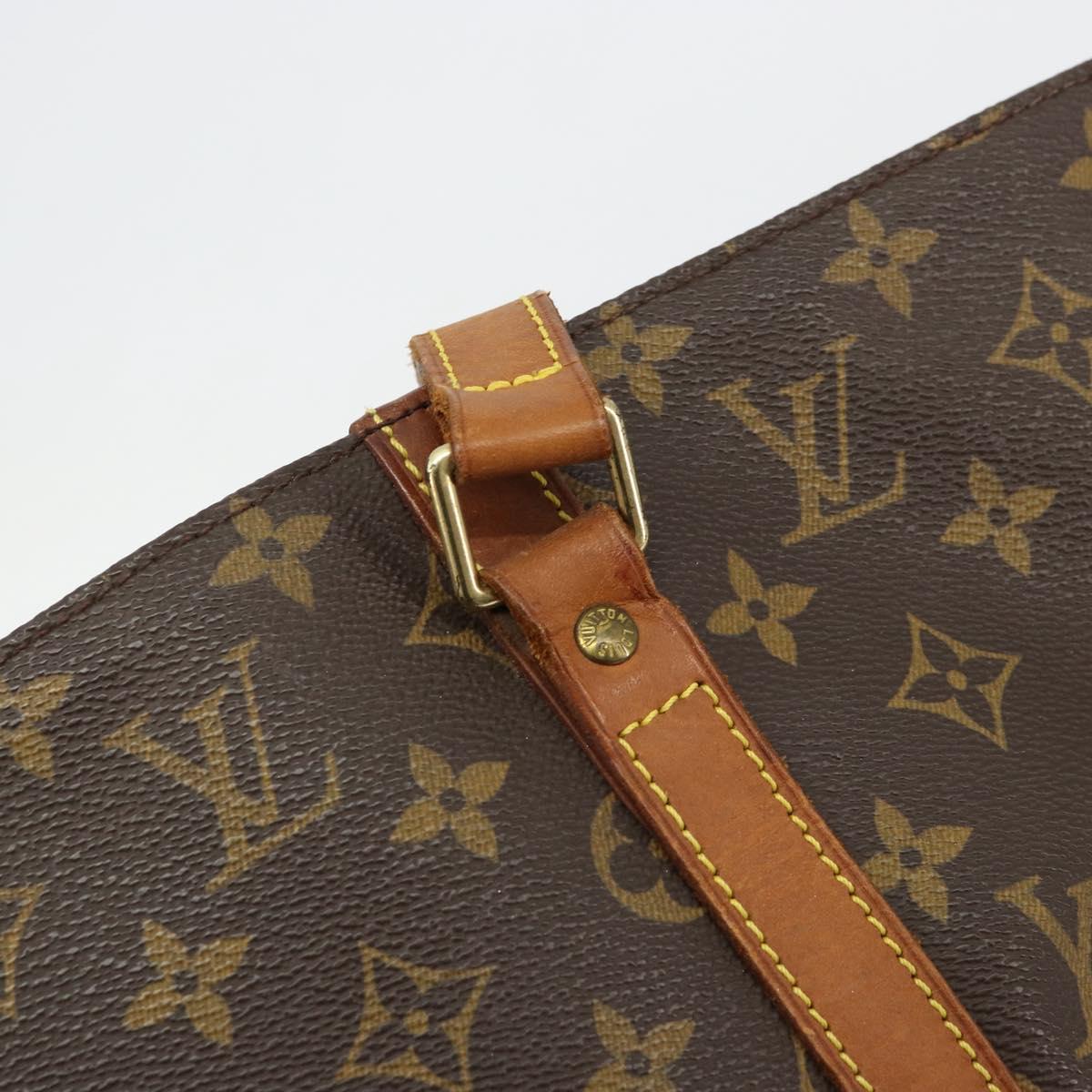 LOUIS VUITTON Monogram Sac Shopping Tote Bag M51108 LV Auth 180291A