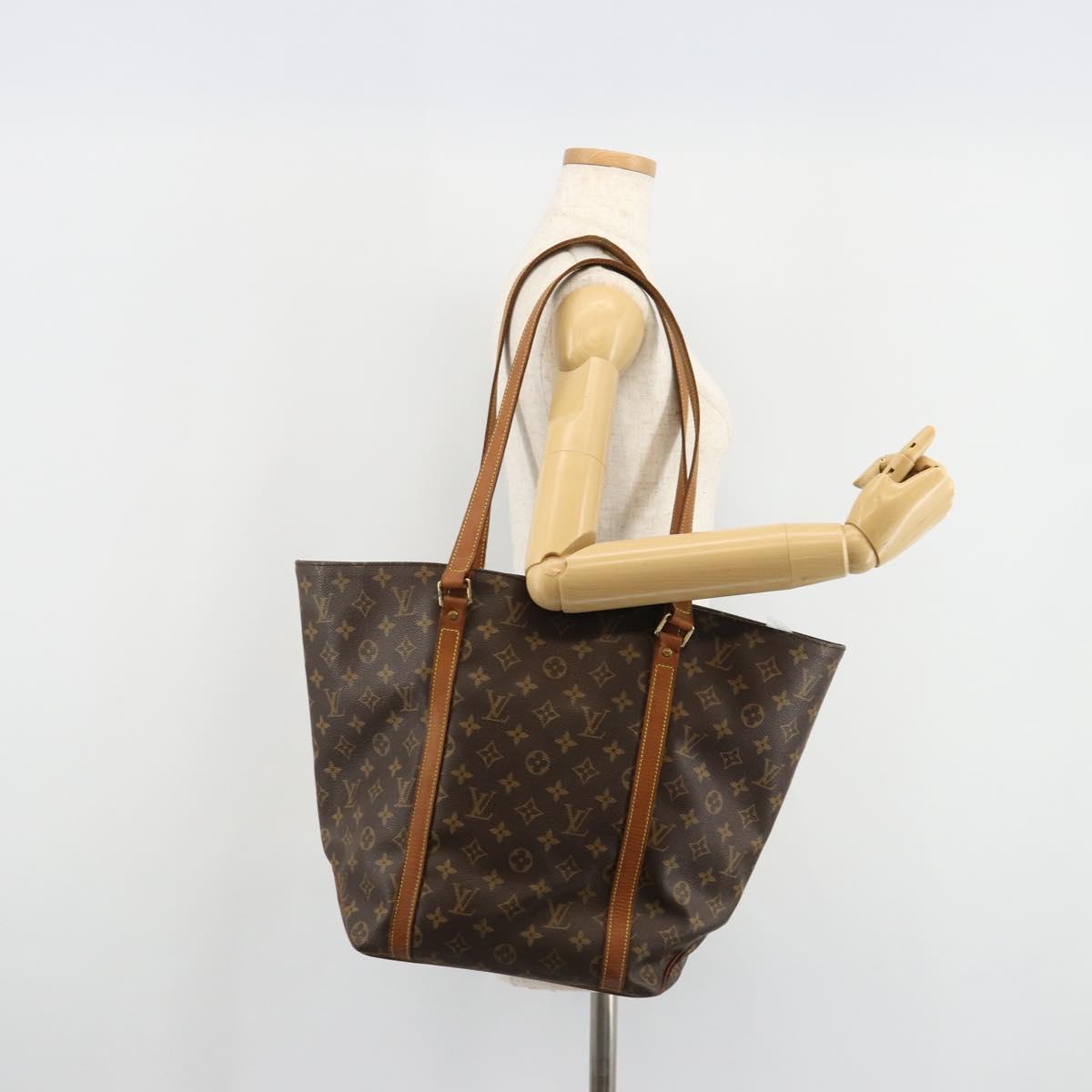LOUIS VUITTON Monogram Sac Shopping Tote Bag M51108 LV Auth 180291A