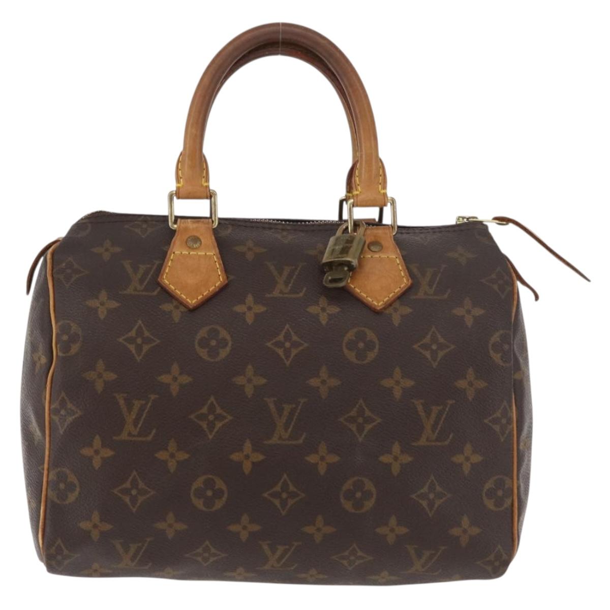 LOUIS VUITTON Monogram Speedy 25 Hand Bag M41528 LV Auth 180292A