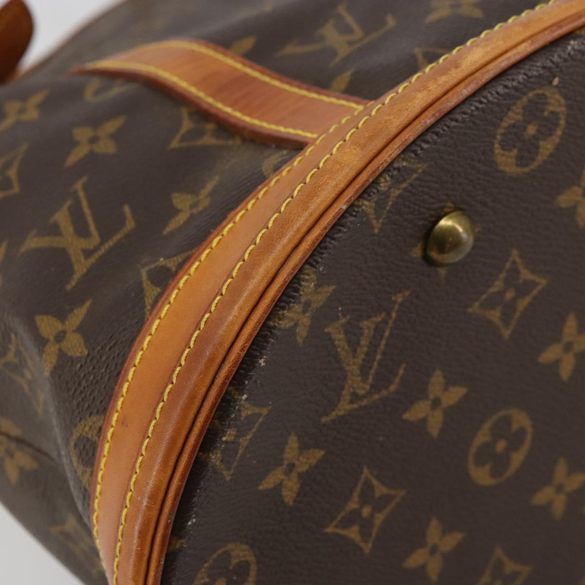 LOUIS VUITTON Monogram Bucket GM Shoulder Bag M42236 LV Auth 180294