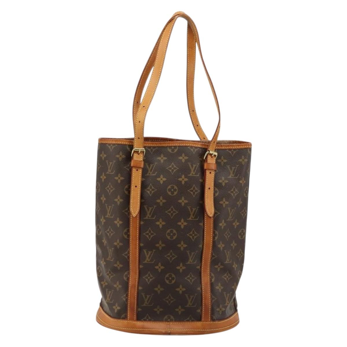 LOUIS VUITTON Monogram Bucket GM Shoulder Bag M42236 LV Auth 180294