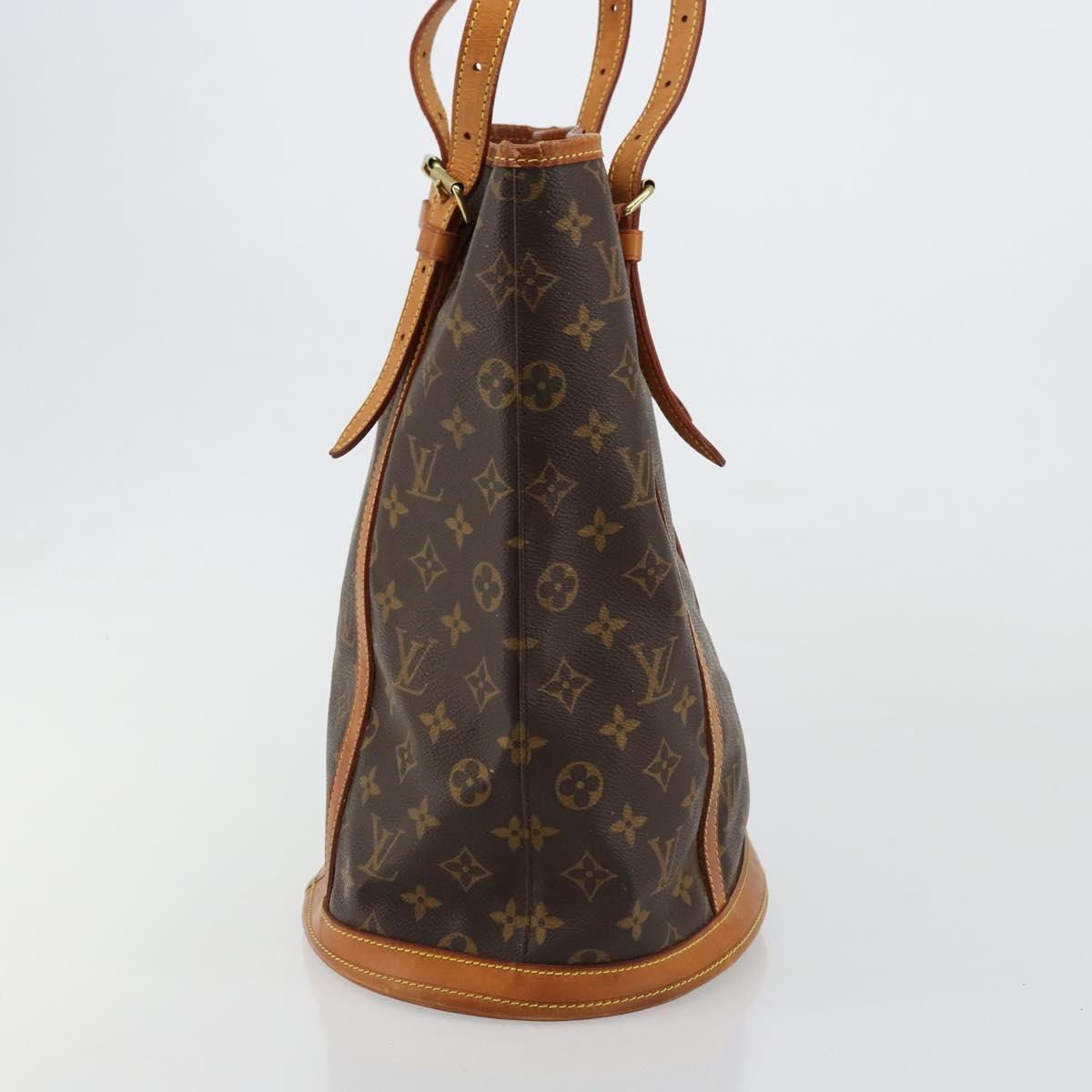 LOUIS VUITTON Monogram Bucket GM Shoulder Bag M42236 LV Auth 180294