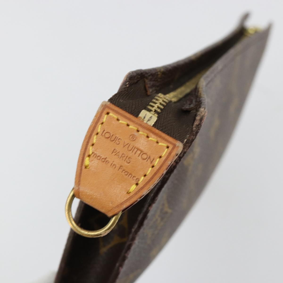 LOUIS VUITTON Monogram Bucket GM Accessory Pouch LV Auth 180295