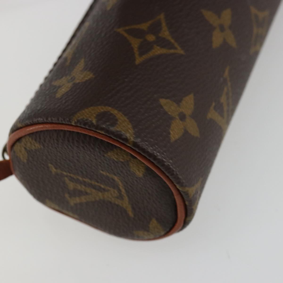 LOUIS VUITTON Monogram Papillon Pouch LV Auth 180297