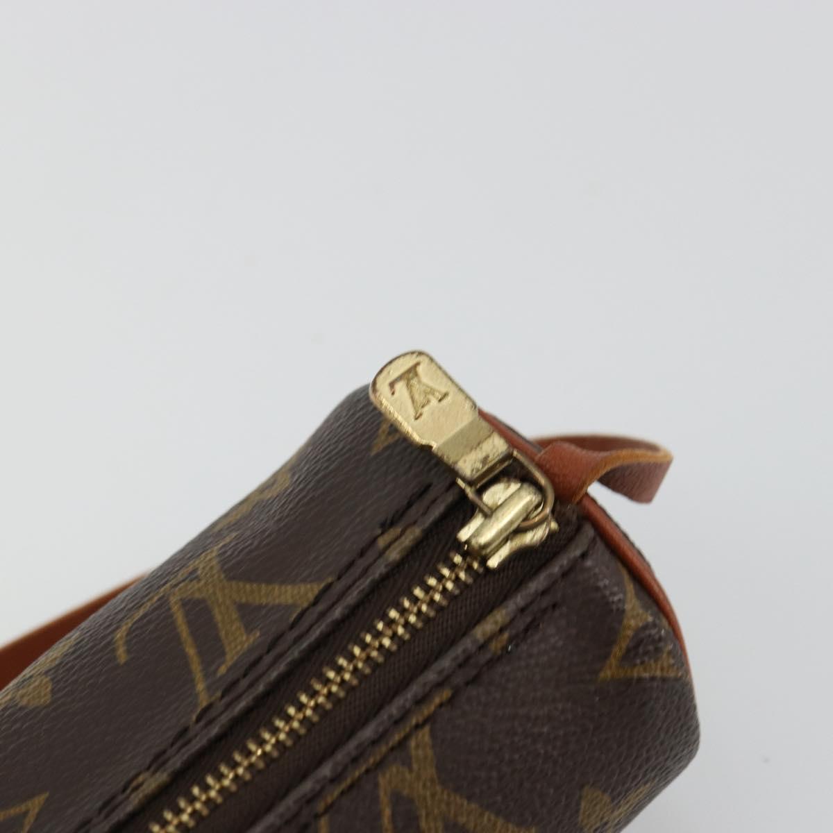 LOUIS VUITTON Monogram Papillon Pouch LV Auth 180297