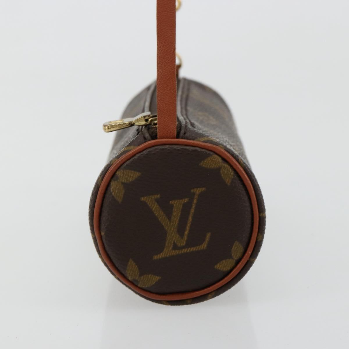 LOUIS VUITTON Monogram Papillon Pouch LV Auth 180297