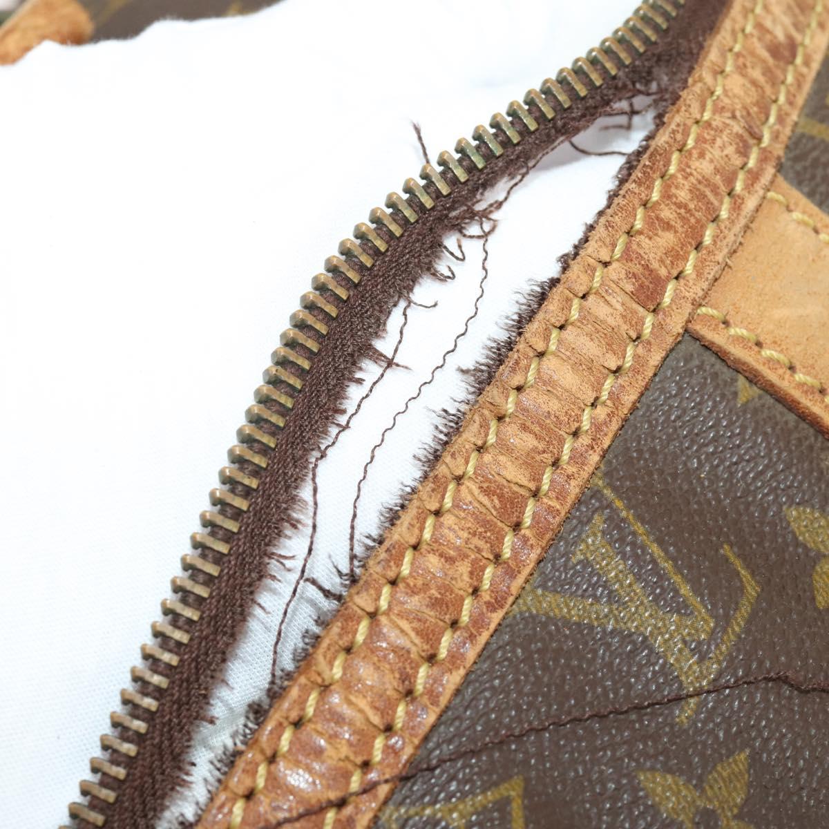 LOUIS VUITTON Monogram Sac Souple 45 Boston Bag M41624 LV Auth 180309