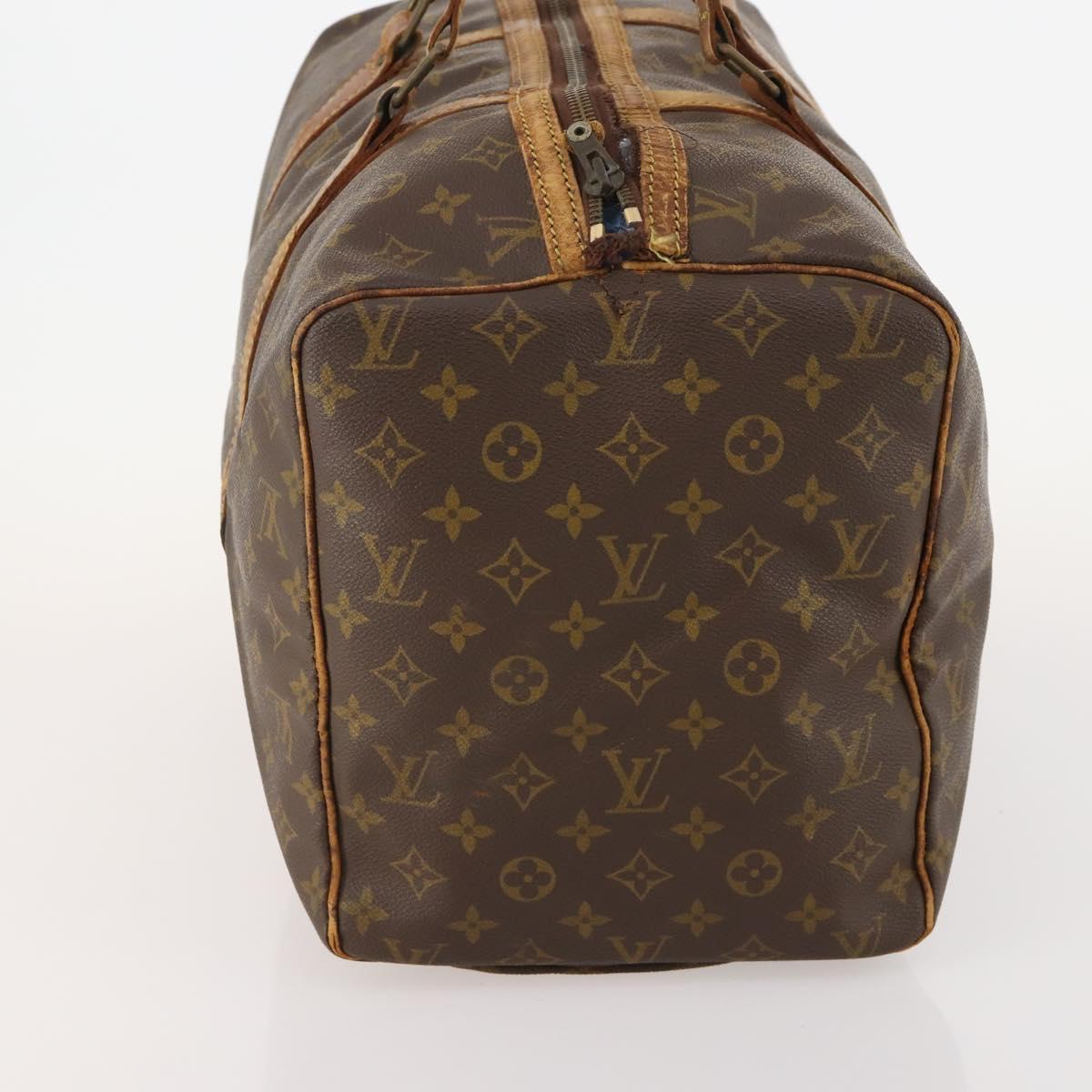 LOUIS VUITTON Monogram Sac Souple 45 Boston Bag M41624 LV Auth 180309