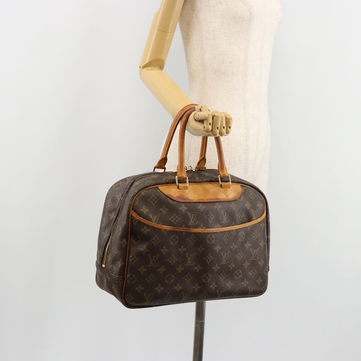 LOUIS VUITTON Monogram Deauville Hand Bag M47270 LV Auth 180317