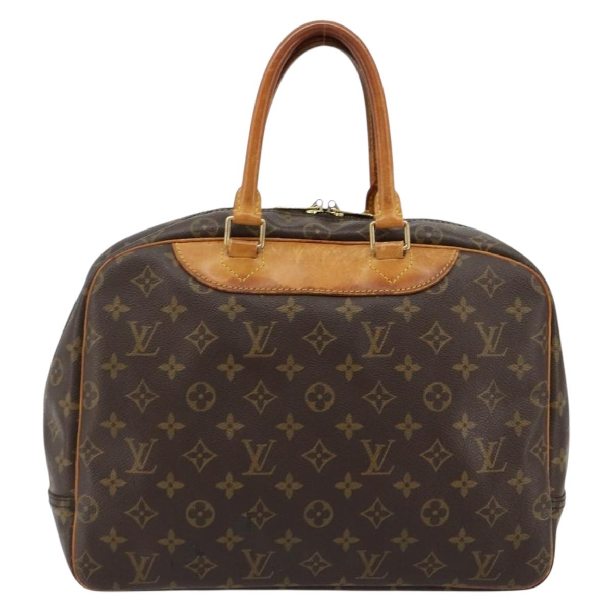 LOUIS VUITTON Monogram Deauville Hand Bag M47270 LV Auth 180317