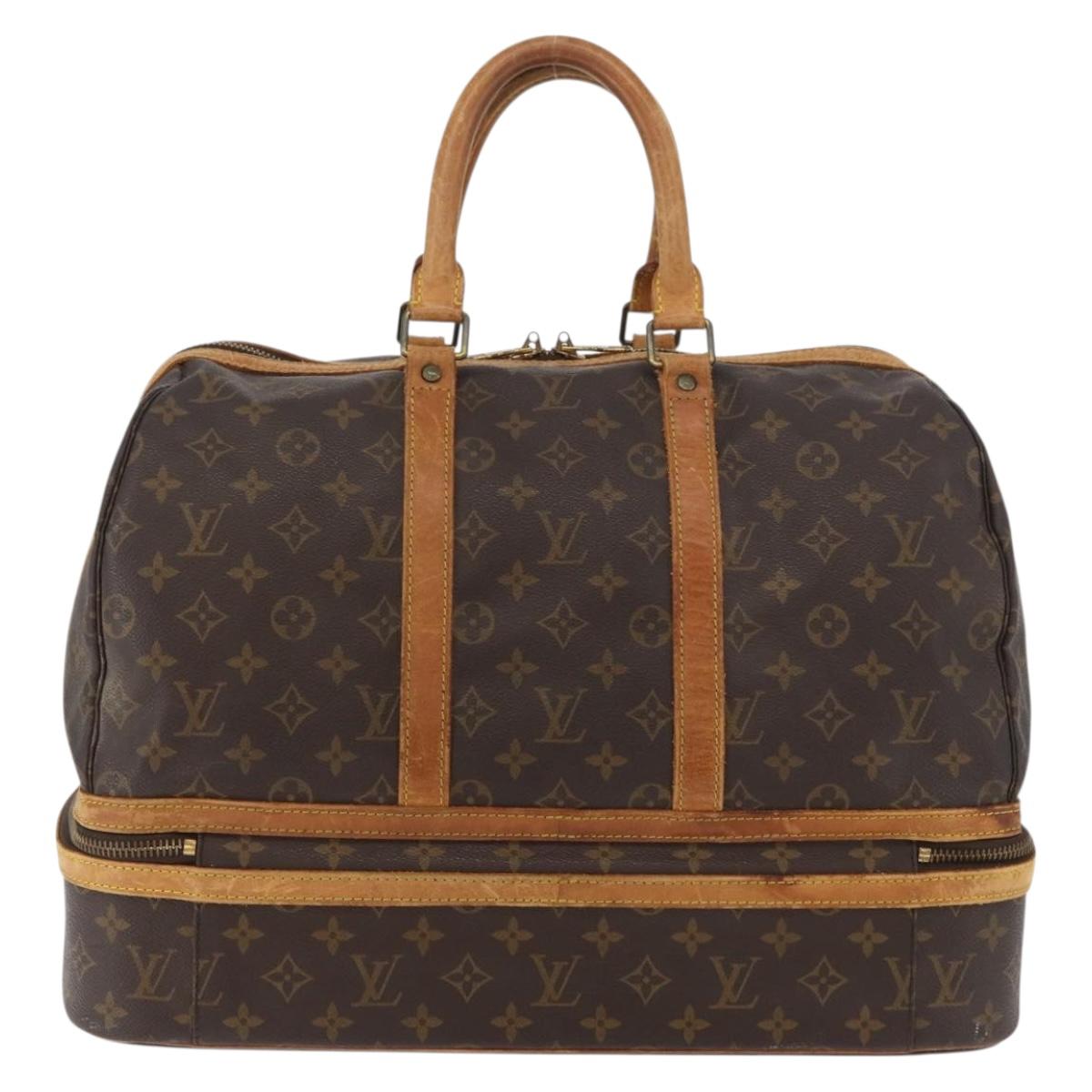 LOUIS VUITTON Monogram Sac Sports Boston Bag M41444 LV Auth 180325