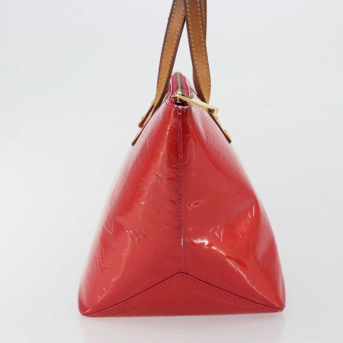 LOUIS VUITTON Monogram Vernis Bellevue PM Hand Bag Rose Pop M93669 Auth 180332