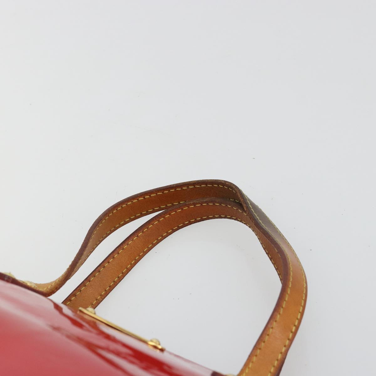 LOUIS VUITTON Monogram Vernis Bellevue PM Hand Bag Rose Pop M93669 Auth 180332