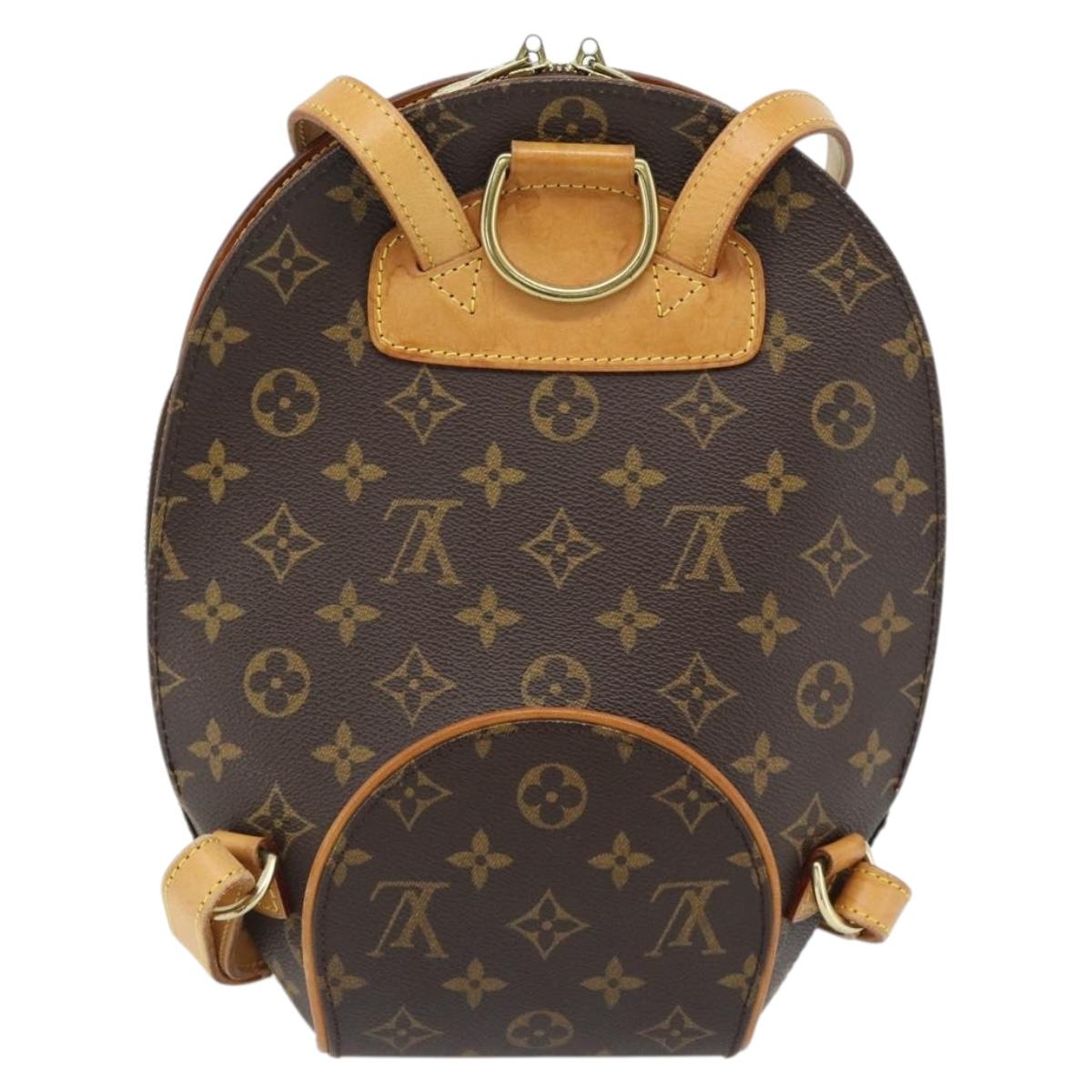 LOUIS VUITTON Monogram Ellipse Sac A Dos Shoulder Bag M51125 LV Auth 180335A
