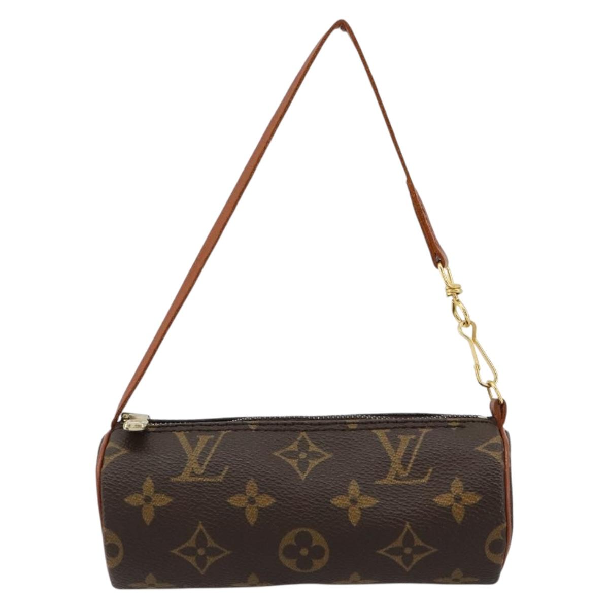 LOUIS VUITTON Monogram Papillon Pouch LV Auth 180346