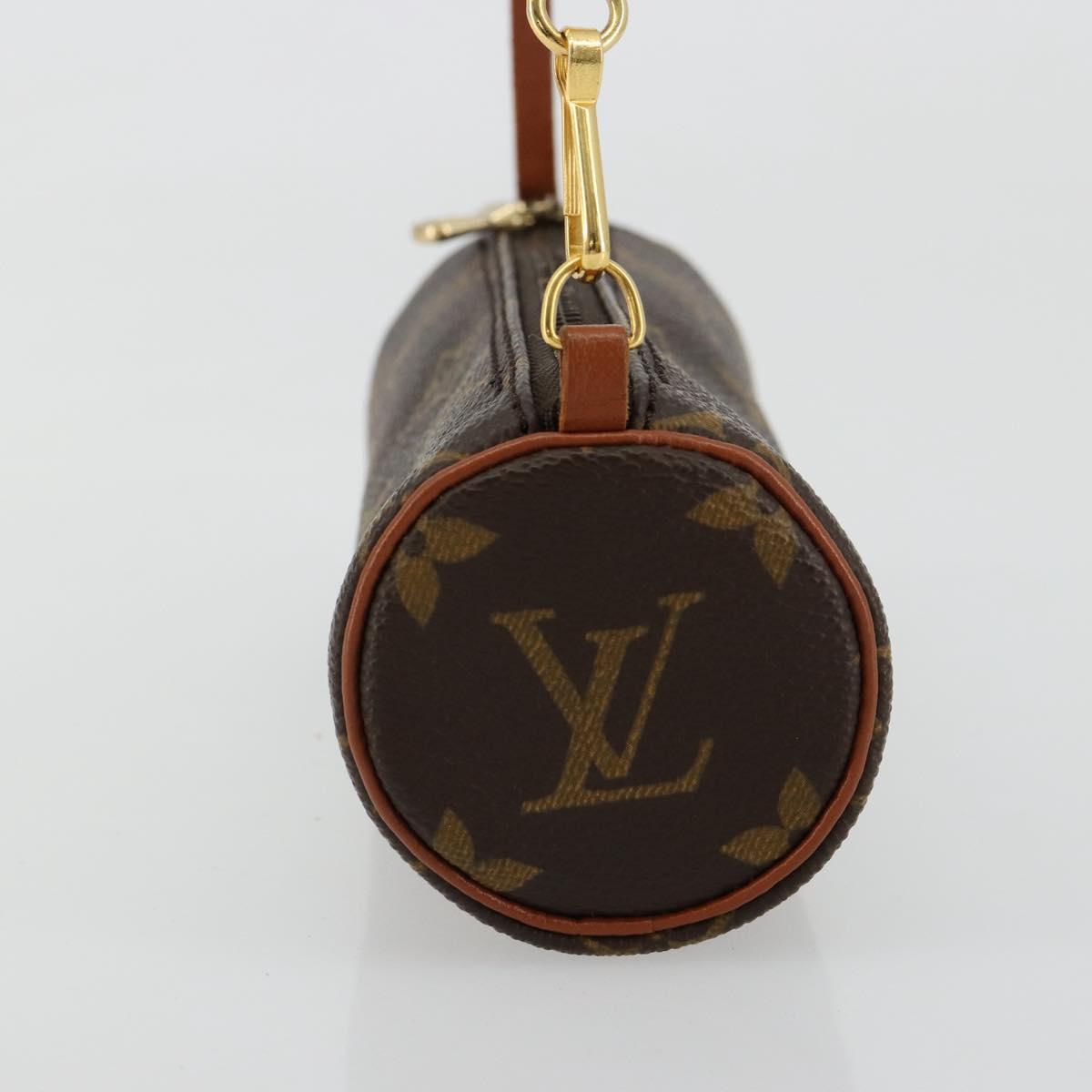 LOUIS VUITTON Monogram Papillon Pouch LV Auth 180346