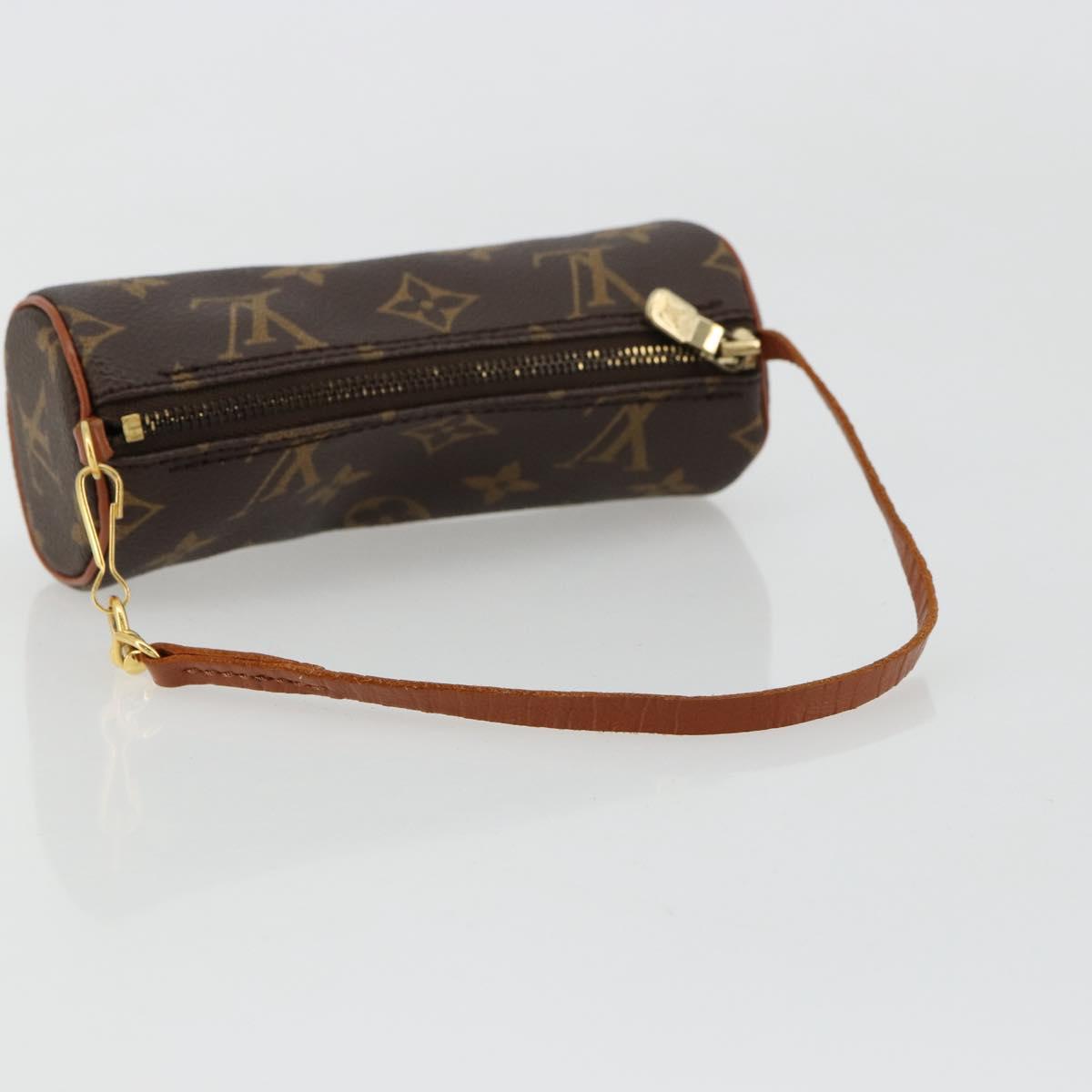 LOUIS VUITTON Monogram Papillon Pouch LV Auth 180346