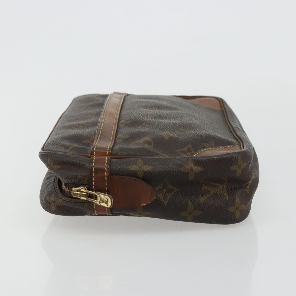 LOUIS VUITTON Monogram Compiegne 28 Clutch Bag M51845 LV Auth 180360