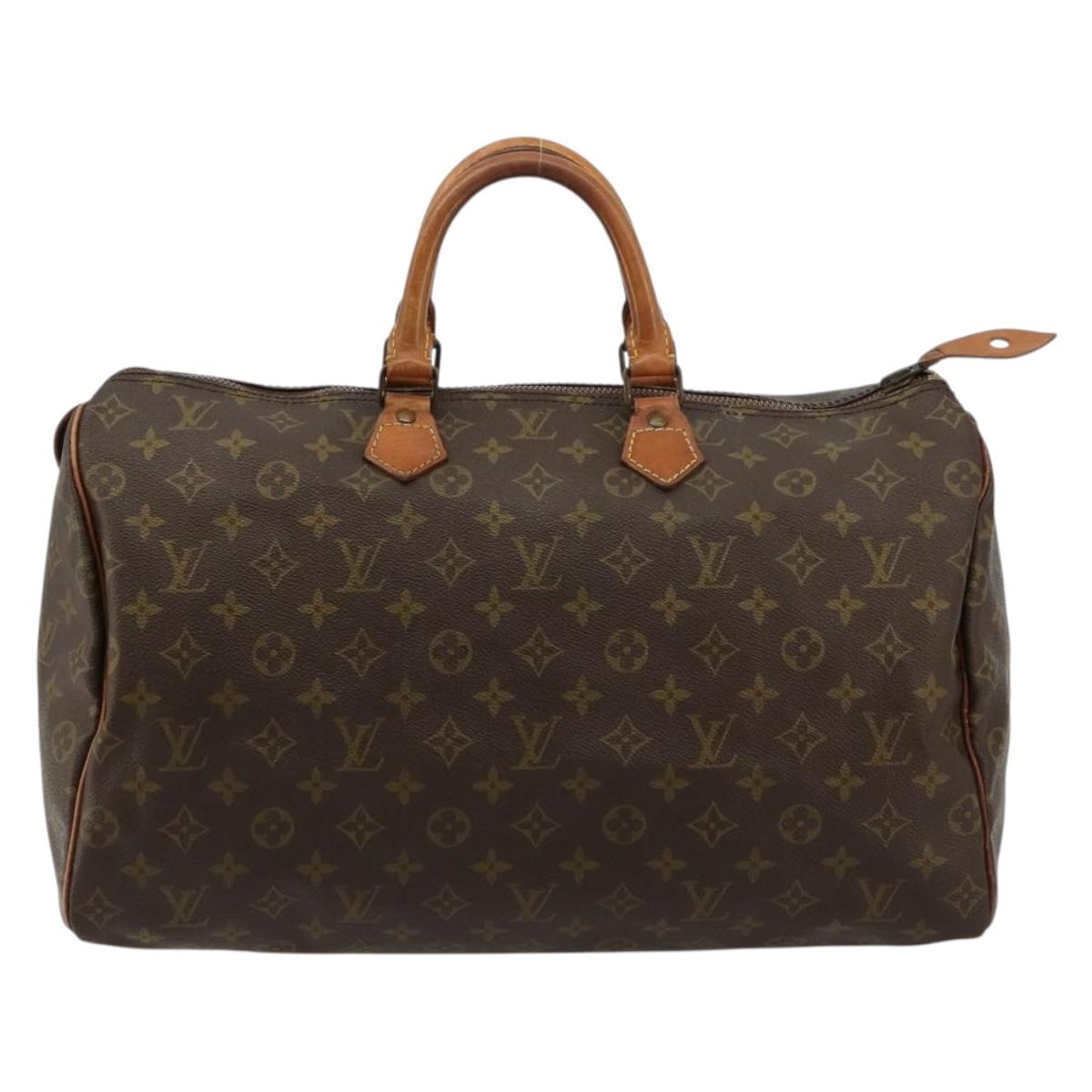 LOUIS VUITTON Monogram Speedy 40 Hand Bag M41522 LV Auth 180364