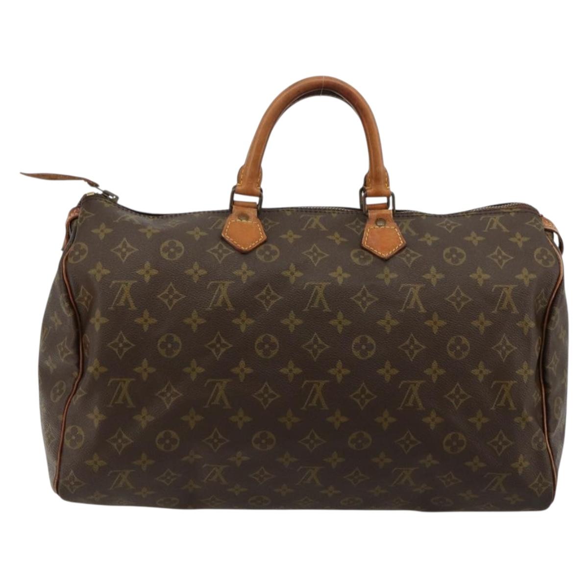LOUIS VUITTON Monogram Speedy 40 Hand Bag M41522 LV Auth 180364