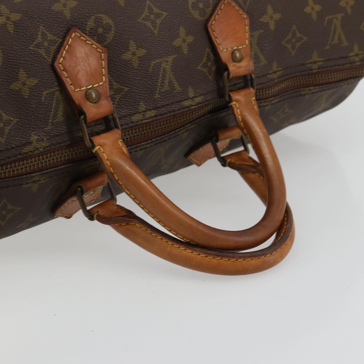 LOUIS VUITTON Monogram Speedy 40 Hand Bag M41522 LV Auth 180364