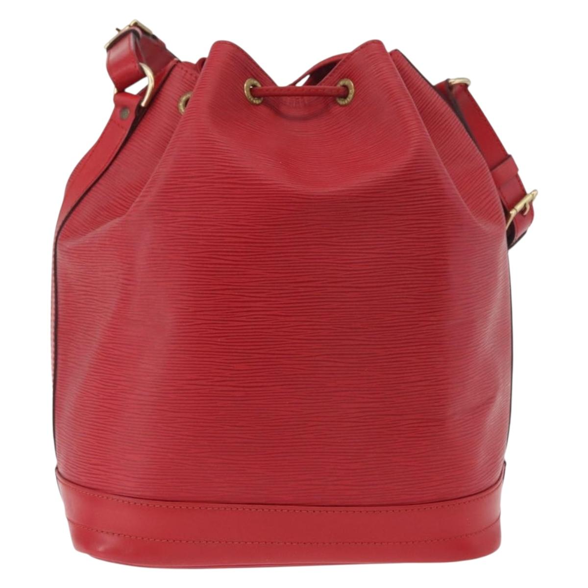 LOUIS VUITTON Epi Noe Shoulder Bag Red M44007 LV Auth 180369A