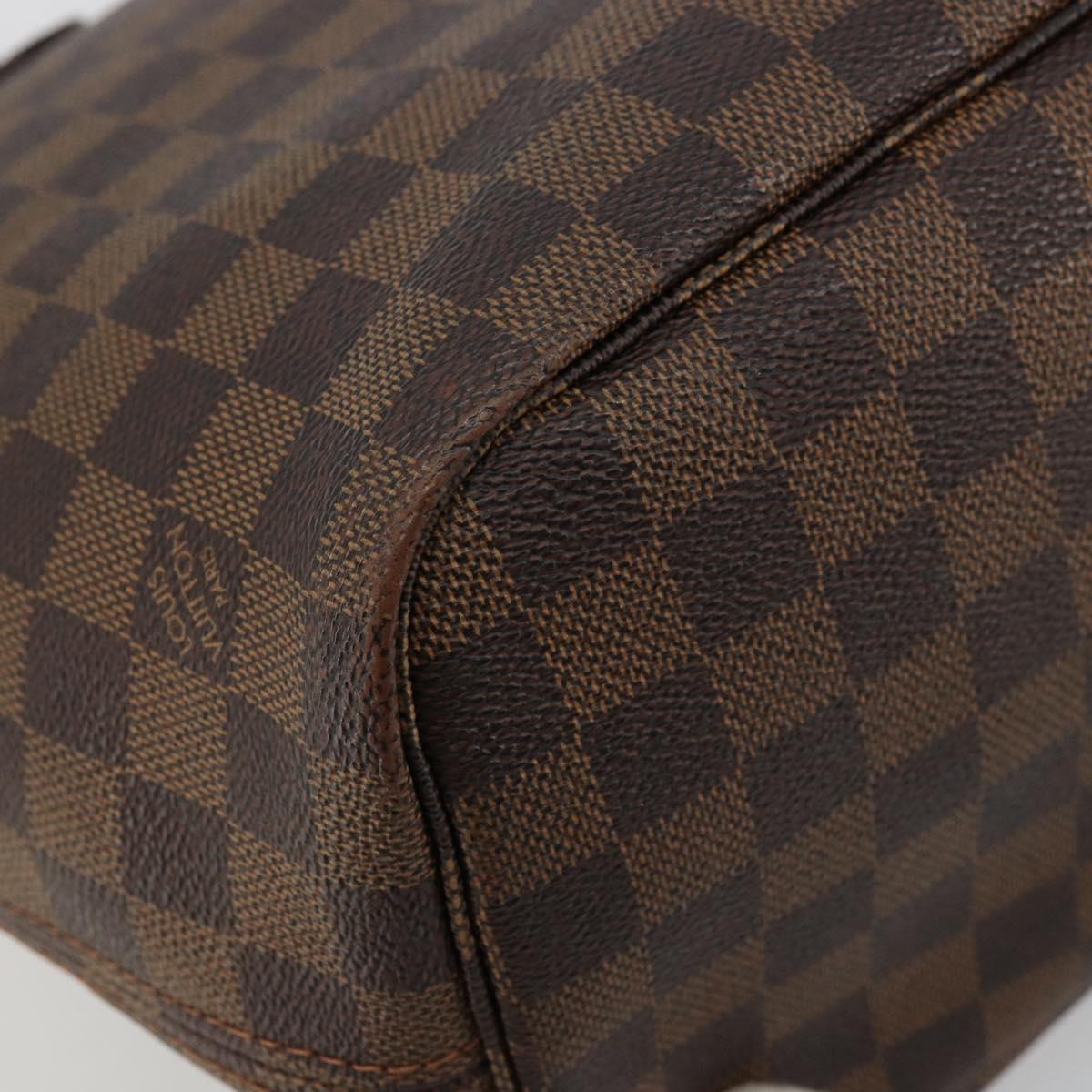 LOUIS VUITTON Damier Ebene Neverfull MM Tote Bag N51105 LV Auth 180373