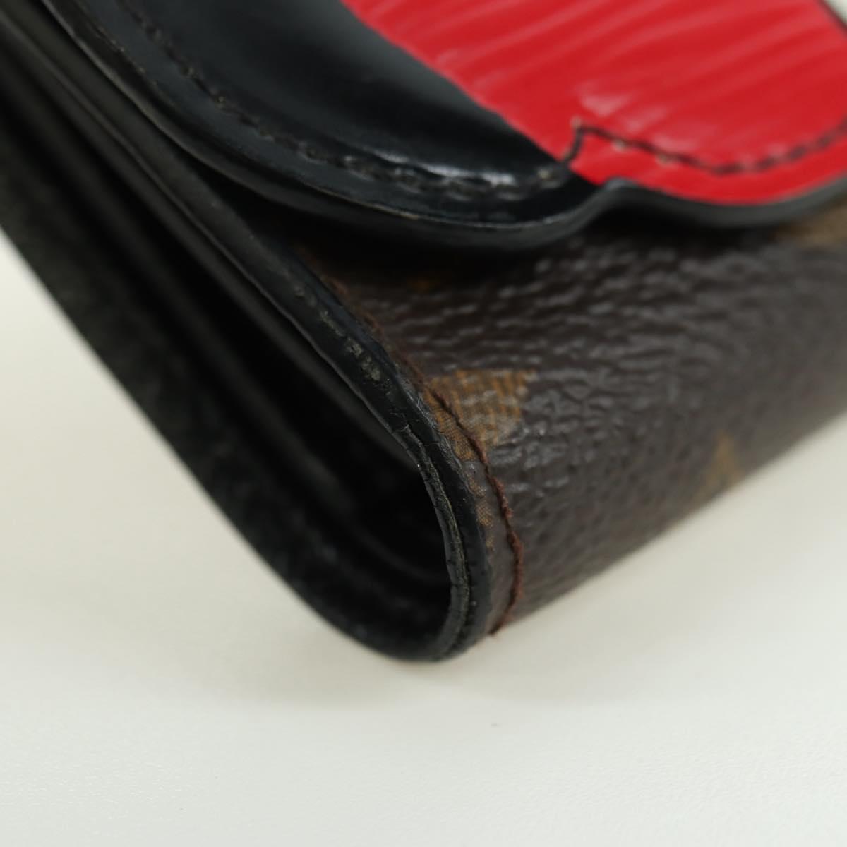 LOUIS VUITTON Kabuki Portefeuille Victorine Wallet Red M67257 Auth 180375M