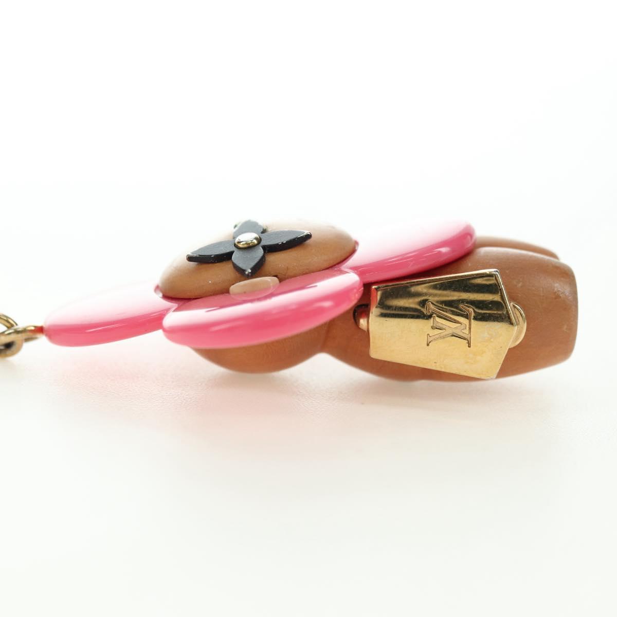 LOUIS VUITTON Porte Cre Vivienne Charm metal Gold Tone M67298 LV Auth 180398M