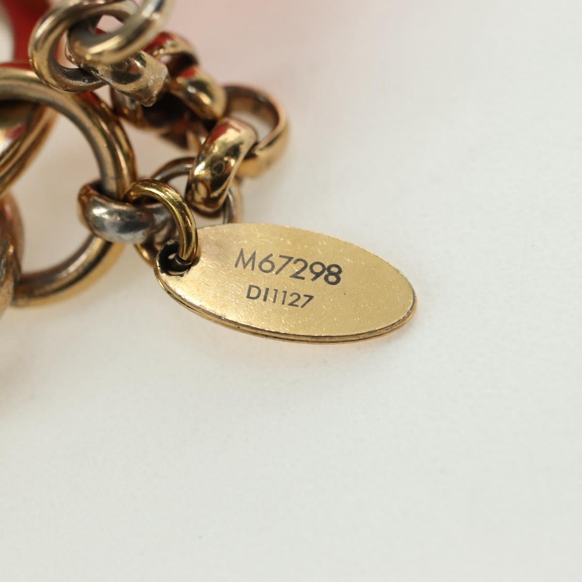 LOUIS VUITTON Porte Cre Vivienne Charm metal Gold Tone M67298 LV Auth 180398M
