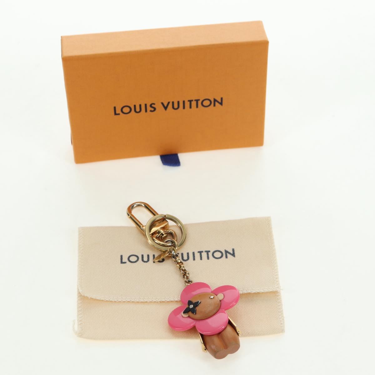 LOUIS VUITTON Porte Cre Vivienne Charm metal Gold Tone M67298 LV Auth 180398M