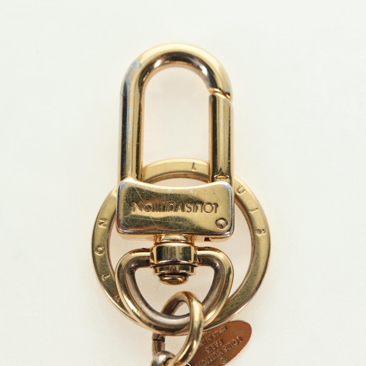 LOUIS VUITTON Porte Cre Vivienne Charm metal Gold Tone M67298 LV Auth 180398M