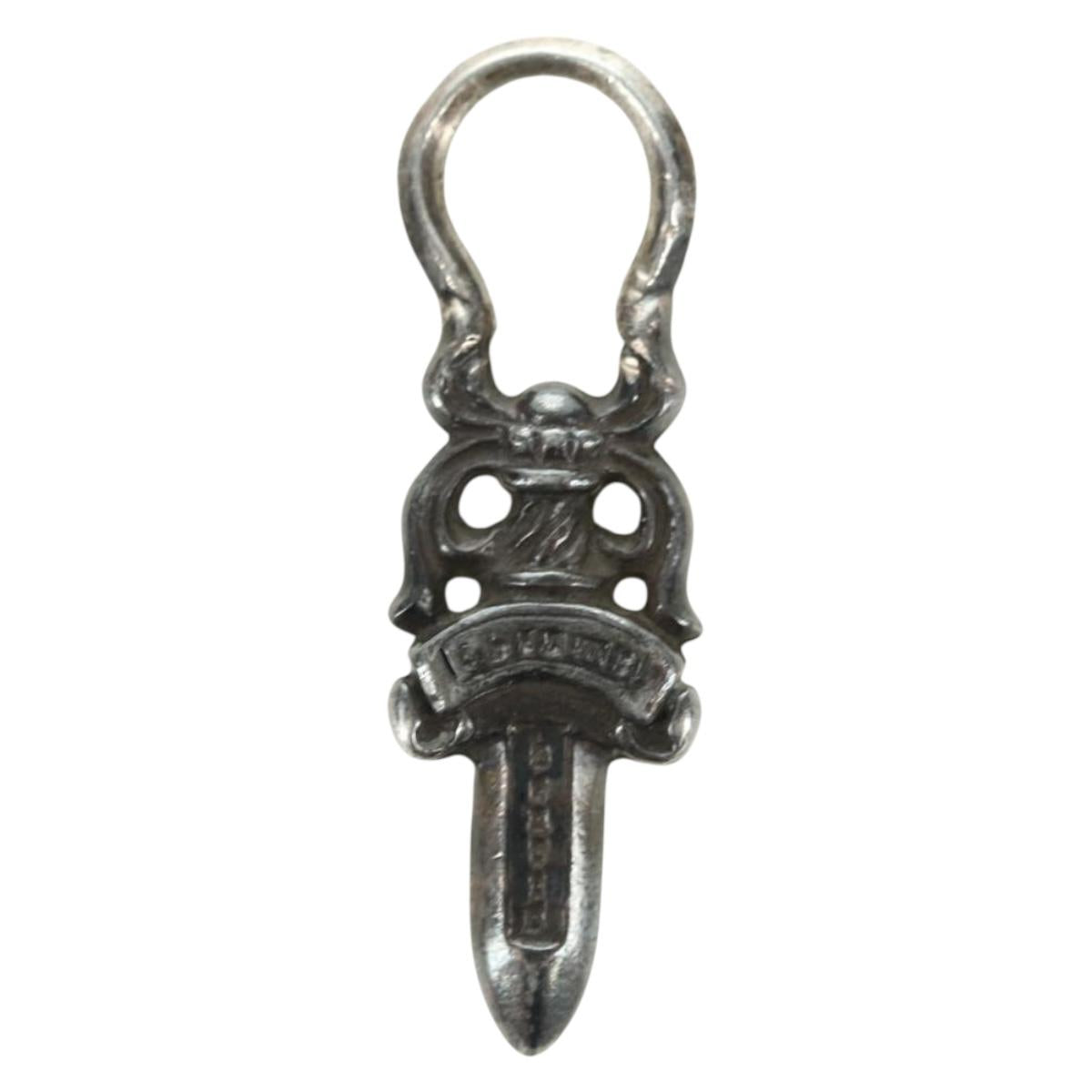 Chrome Hearts Dagger Charm Pendant Top Ag925 Silver Auth 180400M