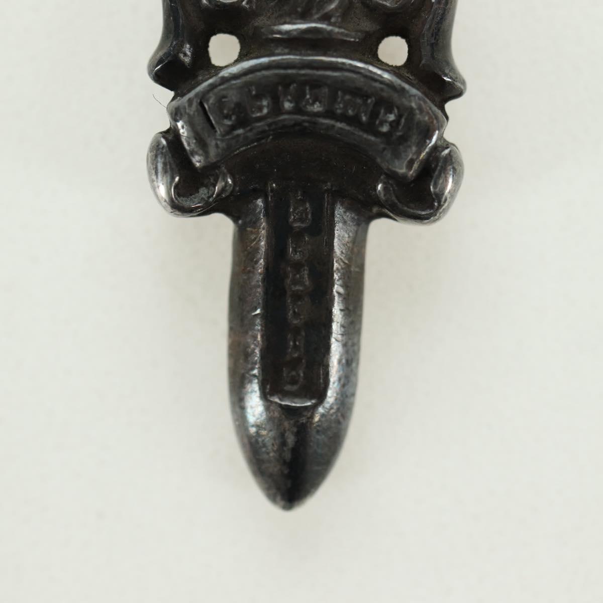 Chrome Hearts Dagger Charm Pendant Top Ag925 Silver Auth 180400M