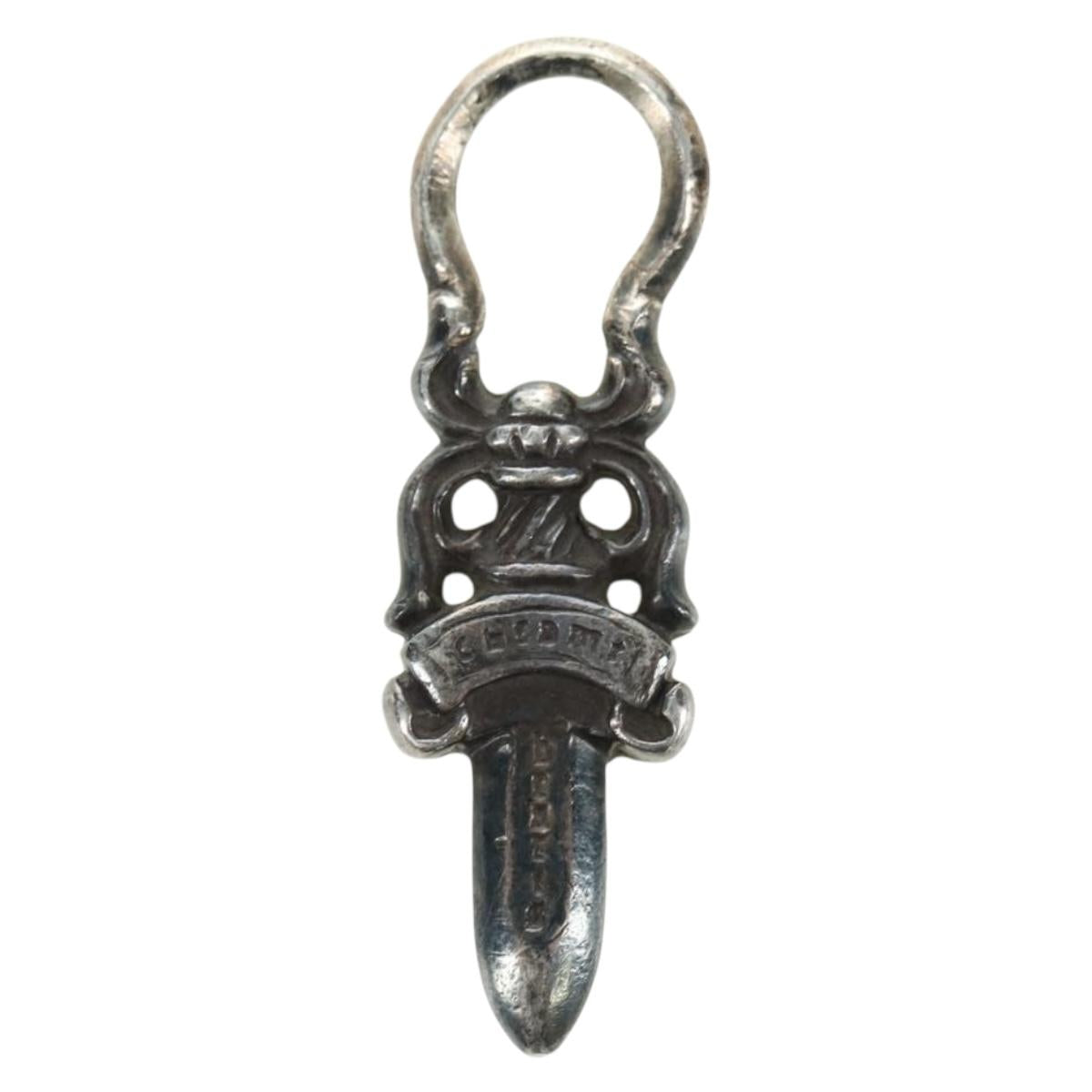 Chrome Hearts Dagger Charm Pendant Top Ag925 Silver Auth 180400M