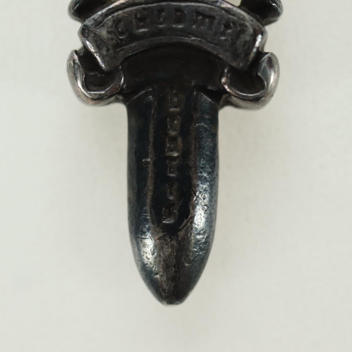 Chrome Hearts Dagger Charm Pendant Top Ag925 Silver Auth 180400M