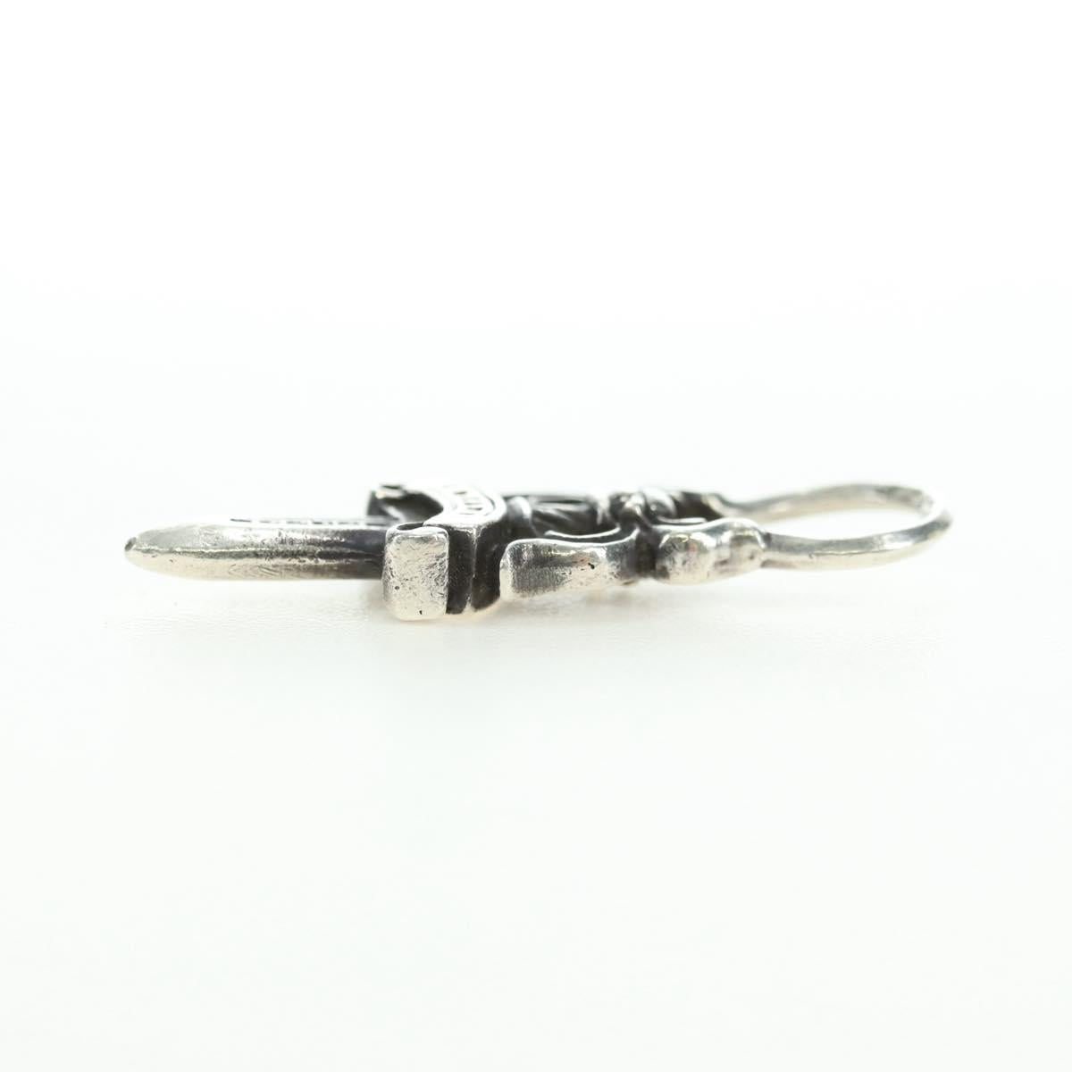 Chrome Hearts Dagger Charm Pendant Top Ag925 Silver Auth 180401M