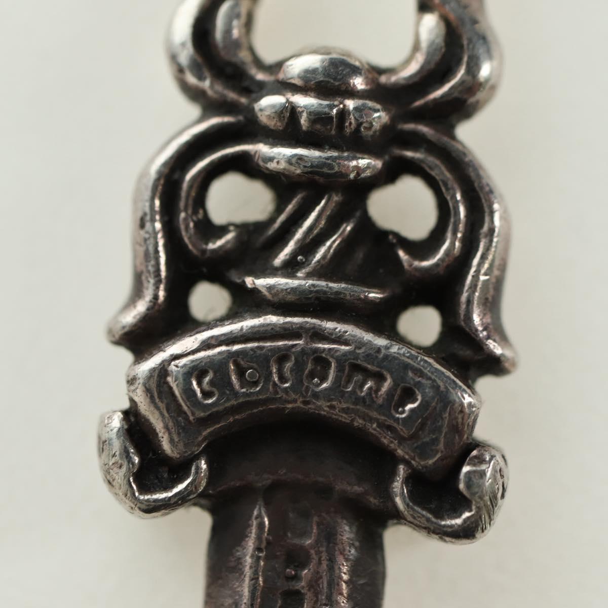 Chrome Hearts Dagger Charm Pendant Top Ag925 Silver Auth 180402M