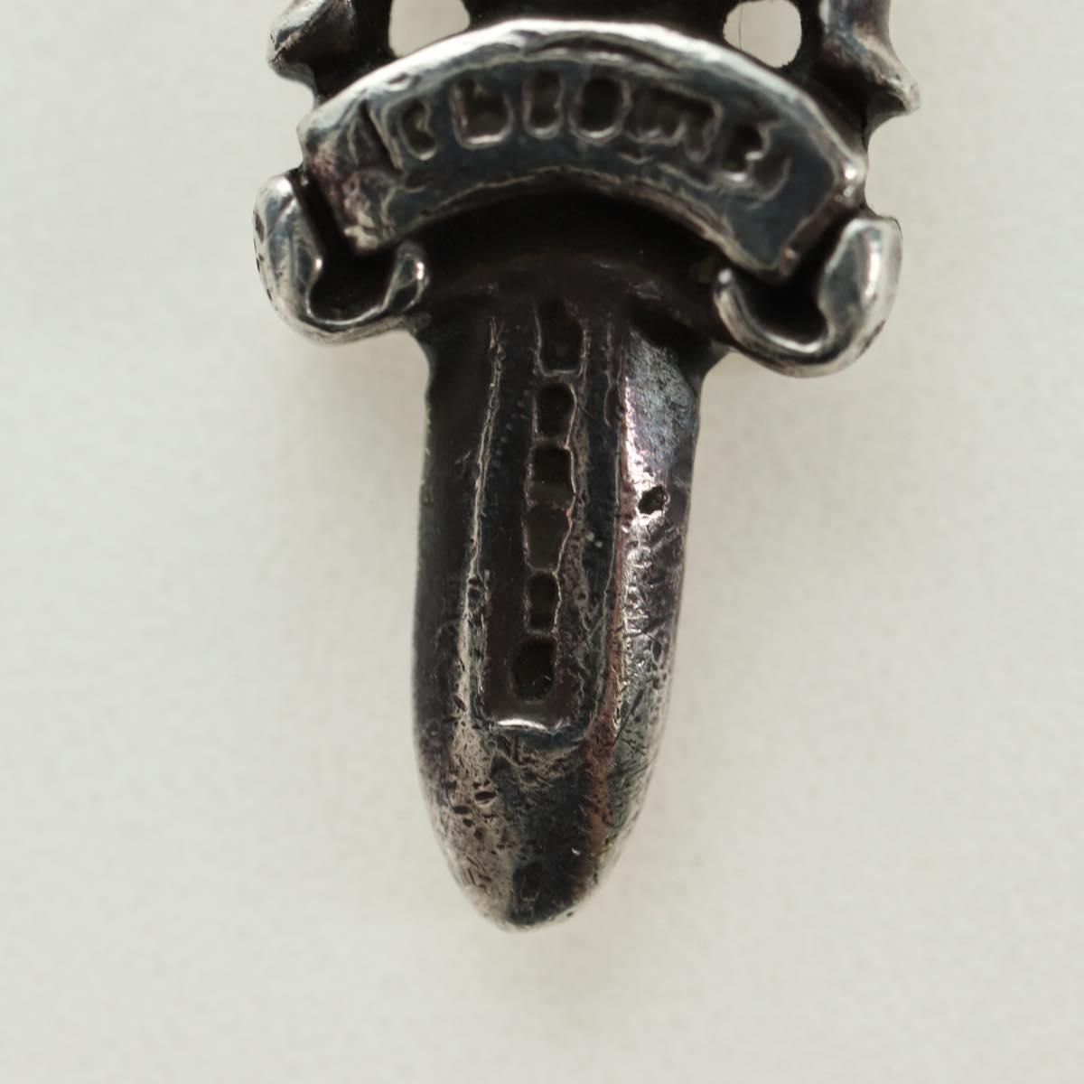 Chrome Hearts Dagger Charm Pendant Top Ag925 Silver Auth 180403M