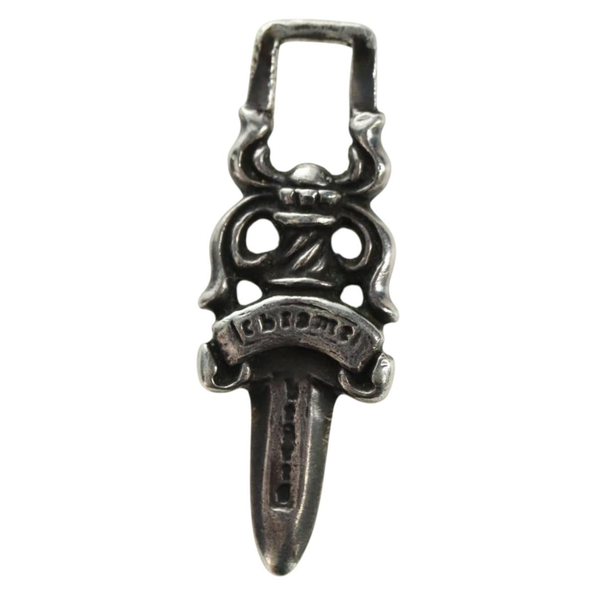 Chrome Hearts Dagger Charm Pendant Top Ag925 Silver Auth 180404M