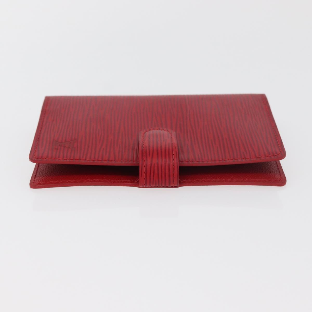 LOUIS VUITTON Epi Agenda PM Day Planner Cover Red R20057 LV Auth 180406A