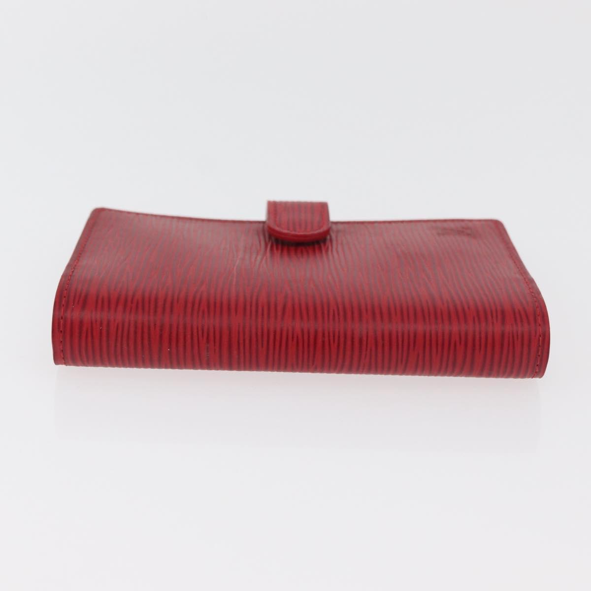 LOUIS VUITTON Epi Agenda PM Day Planner Cover Red R20057 LV Auth 180406A
